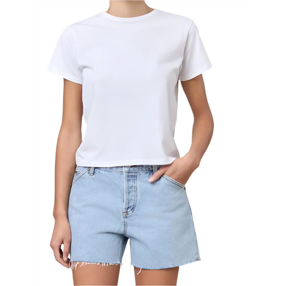 NEW STILL HERE cut off shorts in vintage blue